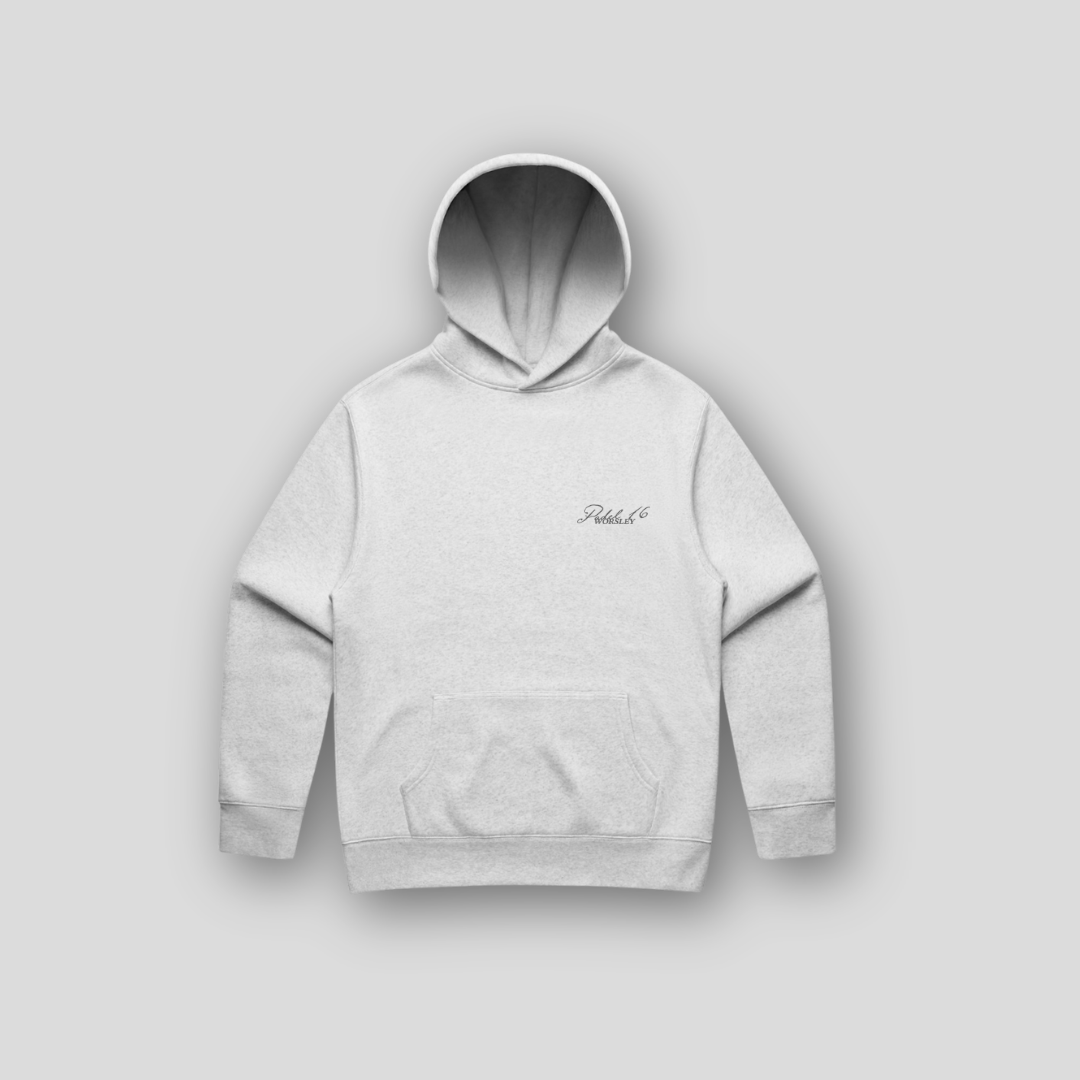 Padel 16 Hooded Sweatshirt - White Heather