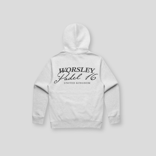 Padel 16 Hooded Sweatshirt - White Heather